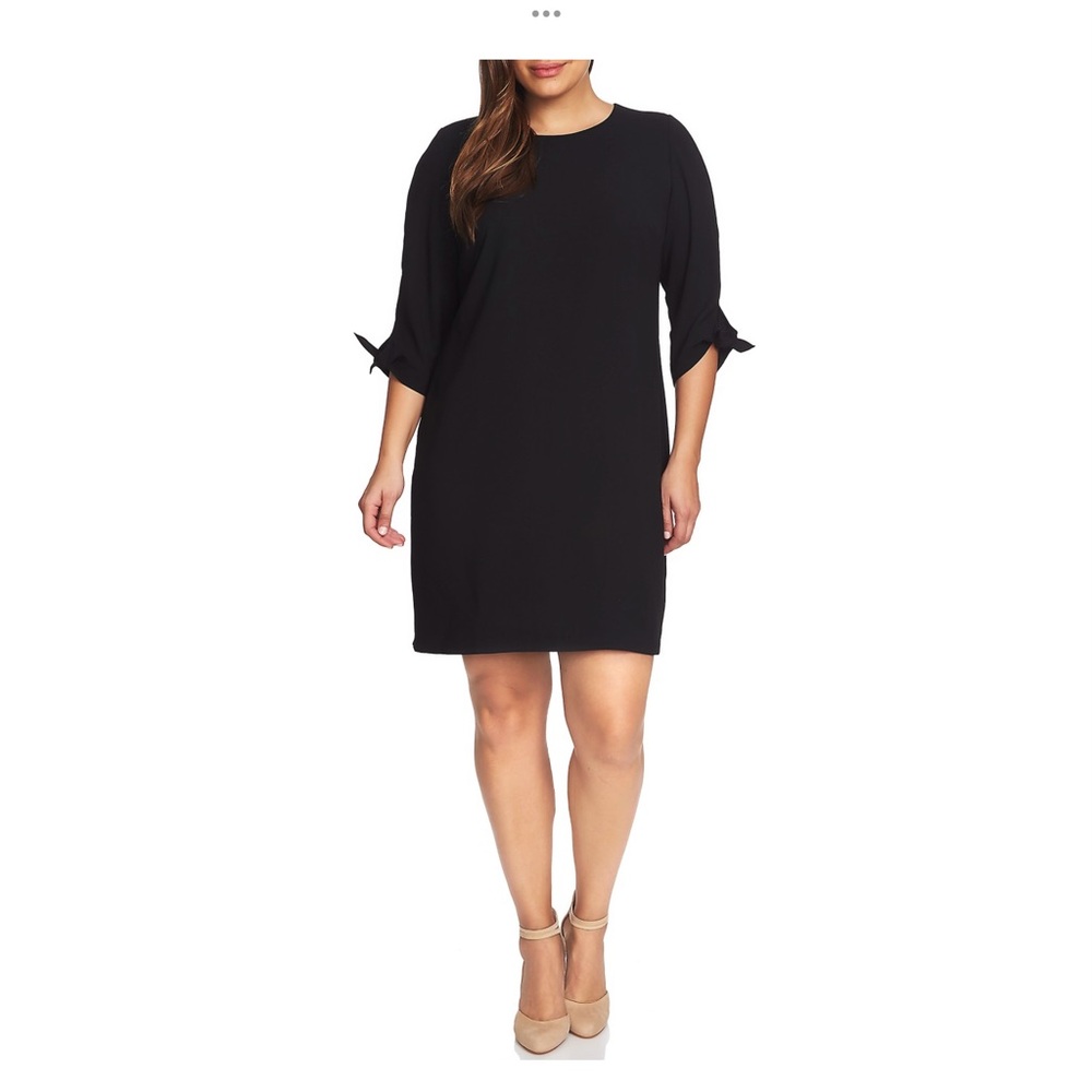 NWT CeCe Dress Black Sheath 14W NWT